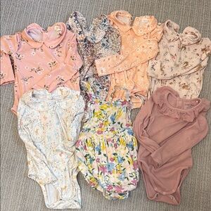 Angel dear girls bamboo bundle (18-24M) - 7 pieces